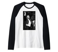 Luciano Pavarotti Cantante Italiano de ópera de Michael Grecco Camiseta Manga Raglan