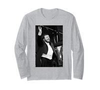 Luciano Pavarotti Cantante Italiano de ópera de Michael Grecco Manga Larga