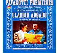 Luciano Pavarotti , Claudio Abbado , Orchestra Del Teatro Alla Scala - Pavarotti Premieres - CBS Masterworks - 74037