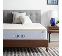 Lucid 2 Inch Traditional Foam Mattress Topper - Hypoallergenic - Ventilated - Conforming Support - Full