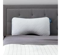 Lucid Almohada de Espuma triturada para Dormir de Lado con Recorte de Hombro, Loft Personalizable, Funda extraíble y Lavable con Cremallera, Funda de rayón de bambú