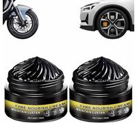 Lucidante per pneumatici auto, Pneumatici auto, Pasta lucidante per pneumatici per auto, camion, moto e camper (2pcs)