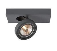 Lucide 09920/10/36 foco techo, aluminio, 10 W, gris