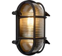 LUCIDE DUDLEY - Lámpara de pared Dentro/Fuera - 1xE27 - IP65 - Negro