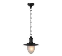 LUCIDE ARUBA - Lámpara colgante Dentro/Fuera - Ø 25 cm - 1xE27 - IP44 - Negro
