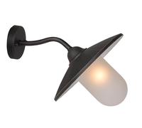 LUCIDE ARUBA - Lámpara de pared Dentro/Fuera - Ø 30 cm - 1xE27 - IP44 - Marrón óxido