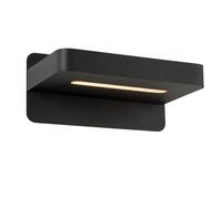 Lucide Atkin de cama lámpara de LED de color negro, Metal, integrado, 5 W, Black, 14 x 25 x 11,5 cm