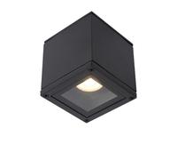 LUCIDE AVEN - Foco de techo Baño - 1xGU10 - IP65 - Negro