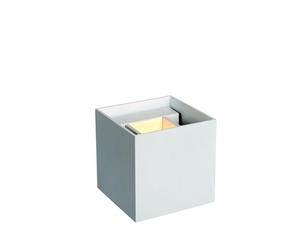 LUCIDE AXI - Foco de pared/Lámpara de pared Baño - LED - 2x7W 2700K - IP54 - Ángulo de haz ajustable - Blanco