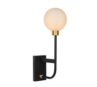 LUCIDE BEREND Aplique de Pared, Negro