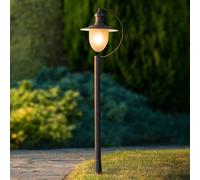 Lucide Bolardo luminoso Aruba, marrón rojizo True