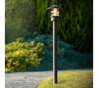 Lucide Bolardo luminoso Zico de aluminio, negro