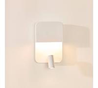 Lucide Boxer Aplique de pared LED con foco, blanco EC:EPREL:859985
