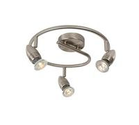 LUCIDE CARO-LED - Foco de techo - Ø 31 cm - LED - GU10-3x5W 2700K - Cromo mate