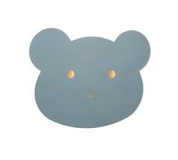 LUCIDE CHARLIE - Lámpara de pared Infantil - LED Regul. - 1x7W 2700K - Azul