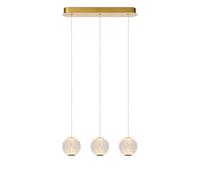 LUCIDE CINTRA - Lámpara colgante - LED Regul. - 3x4,7W 2700K - Transparente