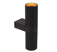 LUCIDE CLUBS - Foco de pared/Lámpara de pared - 2xGU10 - Negro