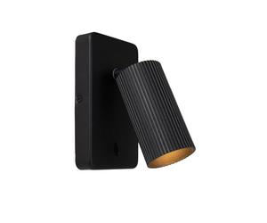 LUCIDE CLUBS - Wandstrahler - 1xGU10 - Schwarz