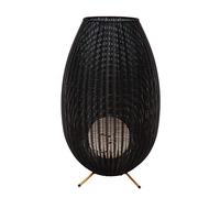 Lucide COLIN IP44 - wiederaufladbare Stehlampe Außen - Akku/Batterie - LED Dim. - 1x3W 3000K - IP44-3 StepDim - Schwarz