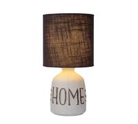 LUCIDE COSBY - Lámpara de mesa - Ø 16,5 cm - 1xE14 - Blanco