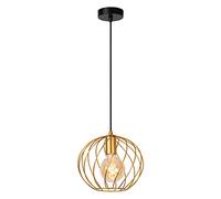 LUCIDE DANZA - Lámpara colgante - Ø 25 cm - 1xE27 - Oro mate/Latón