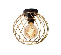 LUCIDE DANZA - Lámpara de techo - Ø 25 cm - 1xE27 - Oro mate/Latón