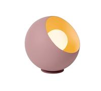 LUCIDE DOREDOS - Lámpara de mesa - Ø 20 cm - 1xE27 - Rosa