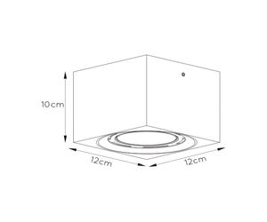 Lucide Downlight LED Fedler angular negro
