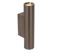 LUCIDE DUPLA - Foco de pared/Lámpara de pared - 2xGU10 (MR11) - Café