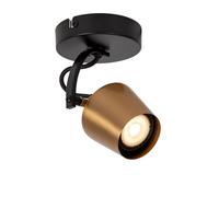 LUCIDE EMILE - Foco de techo - Ø 10,5 cm - 1xGU10 - Oro mate/Latón