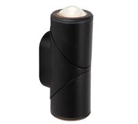 LUCIDE ERIN - Foco de pared/Lámpara de pared Dentro/Fuera - LED - 2x5W 2700K - IP65 - Negro