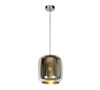 Lucide ERYN - Lámpara colgante - Ø 20 cm - 1xE27 - Cromo