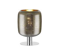 LUCIDE ERYN - Lámpara de mesa - Ø 20 cm - 1xE27 - Cromo