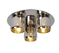 LUCIDE ERYN - Lámpara de techo - Ø 38 cm - 3xG9 - Cromo