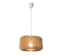 Lucide ETTA - Lámpara colgante - Ø 29 cm - 1xE27 - Madera clara