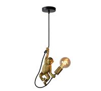 LUCIDE EXTRAVAGANZA CHIMP - Lámpara colgante - Ø 17,6 cm - 1xE27 - Negro