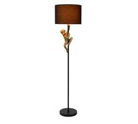 LUCIDE EXTRAVAGANZA CHIMP - Lámpara de suelo - Ø 35 cm - 1xE27 - Negro