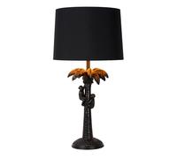 LUCIDE EXTRAVAGANZA COCONUT - Lámpara de mesa - Ø 30,5 cm - 1xE27 - Negro