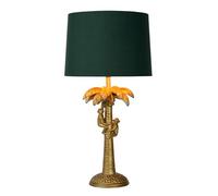LUCIDE EXTRAVAGANZA COCONUT - Lámpara de mesa - Ø 30,5 cm - 1xE27 - Oro mate/Latón