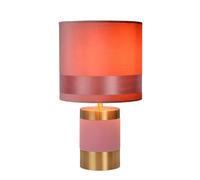 LUCIDE EXTRAVAGANZA FRIZZLE - Lámpara de mesa - Ø 18 cm - 1xE14 - Rosa