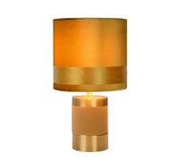 LUCIDE EXTRAVAGANZA FRIZZLE - Lámpara de mesa - Ø 18 cm - 1xE14 - Amarillo