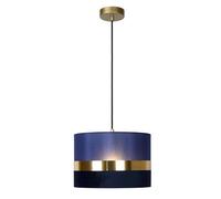 LUCIDE EXTRAVAGANZA TUSSE - Lámpara colgante - Ø 30 cm - 1xE27 - Azul