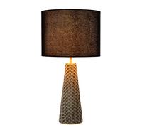 Lucide Lámpara de mesa de metal 1xe27, negro