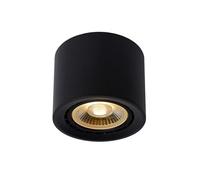 LUCIDE FEDLER - Foco de techo - Ø 12 cm - LED Dim to warm - GU10 (ES111) - 1x12W 2200K/3000K - Negro