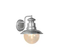 LUCIDE FIGO - Lámpara de pared Dentro/Fuera - Ø 21,5 cm - 1xE27 - IP44 - Zinc