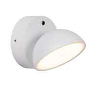 LUCIDE FINN - Lámpara de pared Dentro/Fuera - LED - 1x12W 3000K - IP54 - Sensor día/noche - Blanco