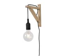 LUCIDE FIX - Lámpara de pared - 1xE27 - Negro