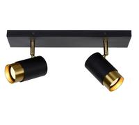LUCIDE FLORIS - Foco de techo - 2xGU10 - Negro