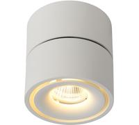 Lucide Foco de techo de aluminio con 1 LED integrado, blanco