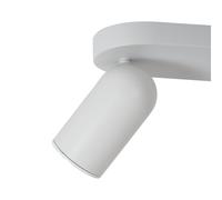 Lucide Foco de techo Punch, 4 luces, barras, blanco